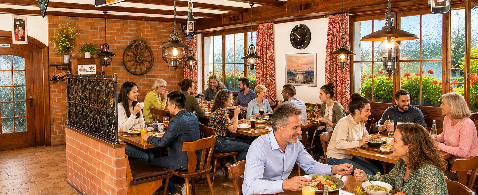 Restaurant im Landgasthof Wellenberg in Mettendorf TG